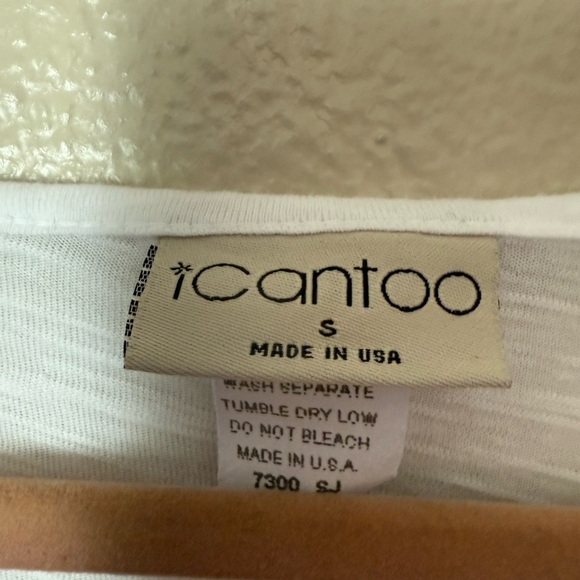 ICANTOO Asymmetric Cotton Top - Picture 4 of 4